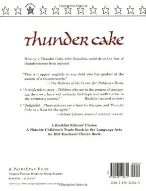Thunder Cake  - Paperback Da Vinci School Supplies