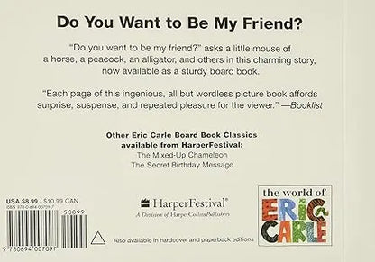 Do You Want to Be My Friend? Board Book World of Eric Carle