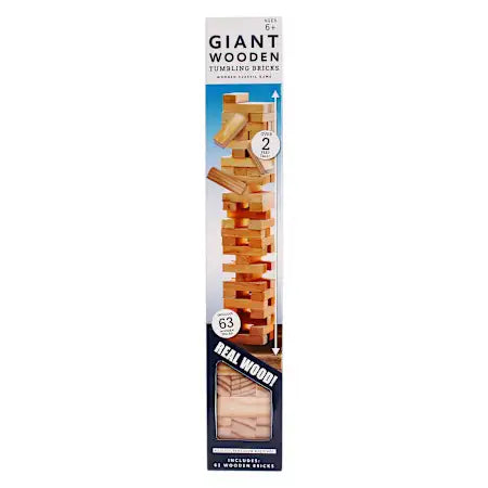 Giant Wood Tumbling Bricks Game