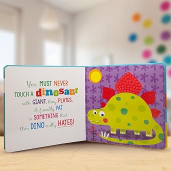 Never Touch a Dinosaur! - Board Book