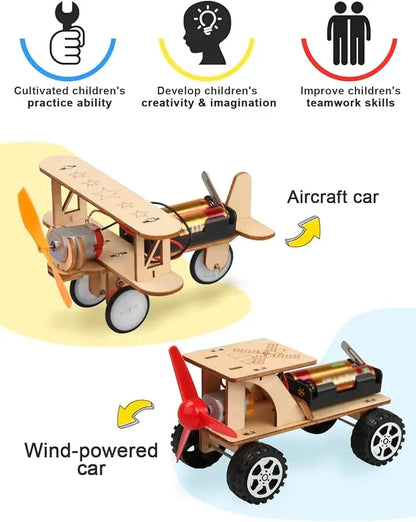 Poraxy 5 in 1 STEM Kits for Kids - Model Car Kit, STEM Toys for Boys Girls Poraxy
