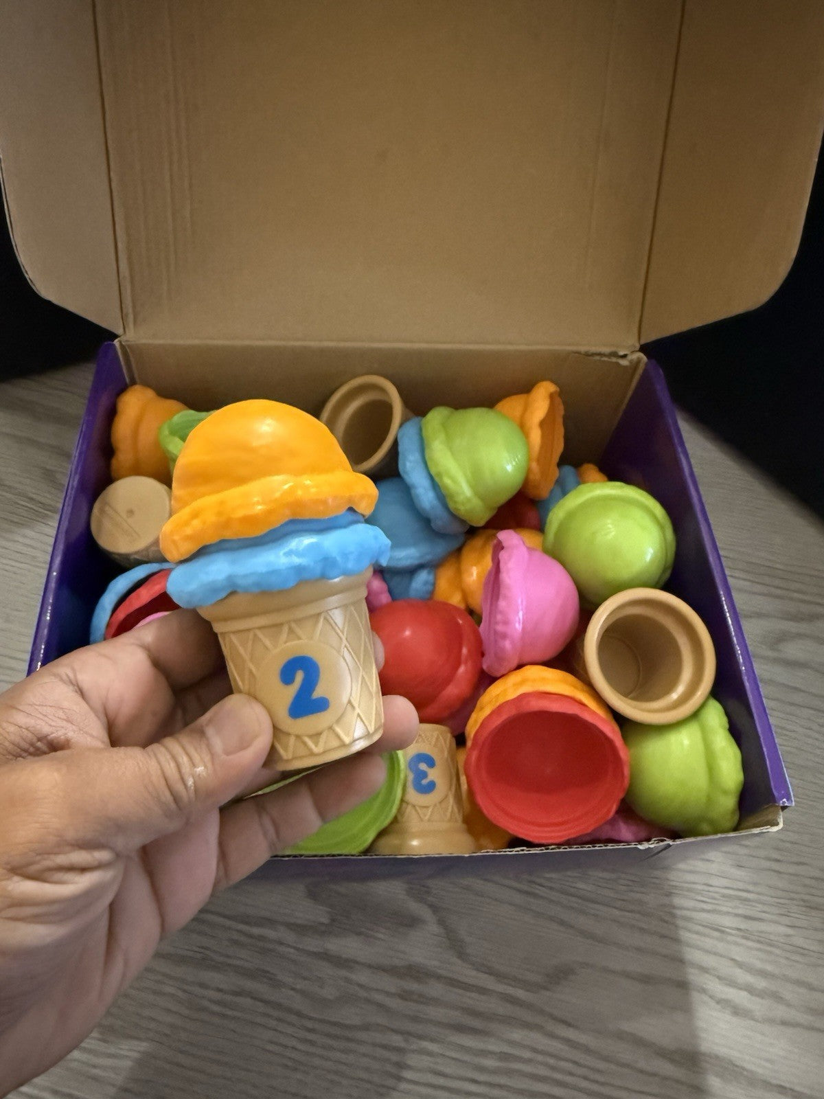 Counting Cones Learning Educational Teaching Math Color Skills LakeShore
