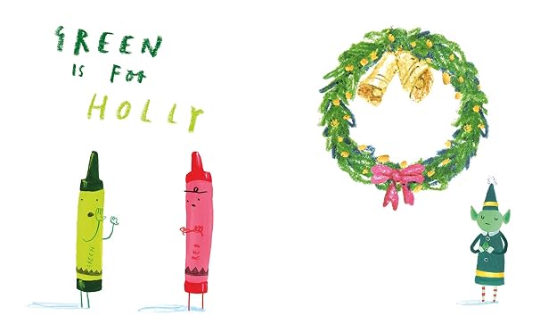 Green Is for Christmas (The Crayons Celebrate) - Board Book