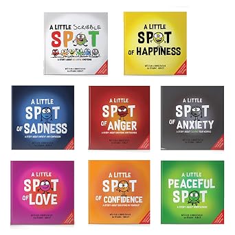 A Little SPOT of Emotion 8 Book Box Set (Books 1-8: Anger, Anxiety, Peaceful, Happiness, Sadness, Confidence, Love, & Sc