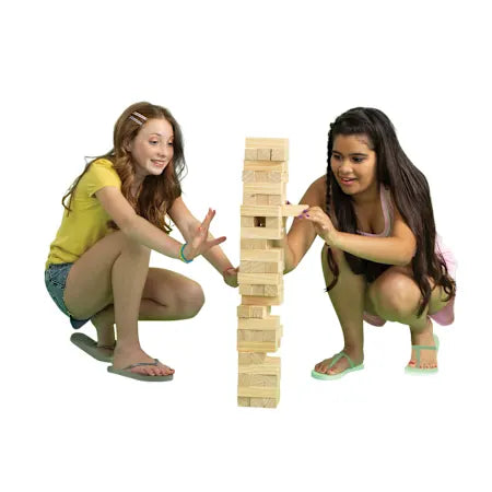 Giant Wood Tumbling Bricks Game