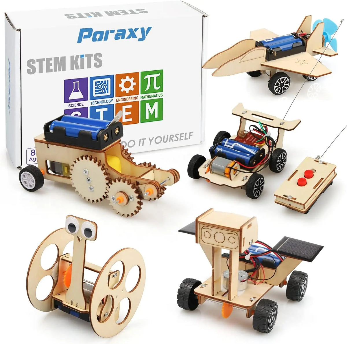 Stem Racing Model Block Stem Kits - 5 in 1 STEM Model Car Kits – Da Vinci School Supplies