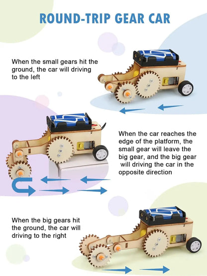 Stem Kits - 5 in 1 STEM Model Car Kits Poraxy