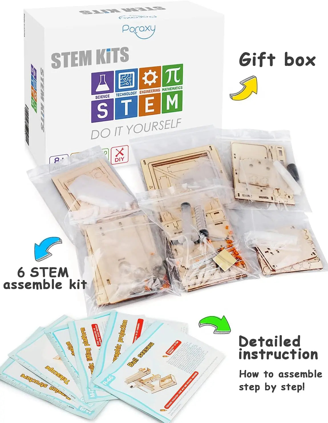 STEM Kits - 6 in 1 STEM Kits, Science Experiment Kits – Da Vinci School ...