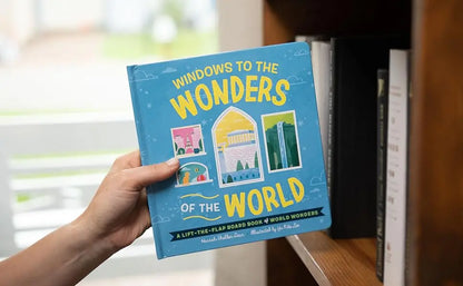 Windows to the Wonders of the World: A Lift-the-Flap Board Book of World Wonders Applesauce Press
