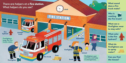 My First Brain Quest First Words - Community Helpers: A Question-and-Answer Book (Brain Quest Board Books, 9) Workman Kids