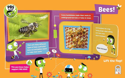 Bees! A PBS Kids Lift-a-Flap Board Book for Babies and Toddlers, Ages 1-4 Cottage Door Press