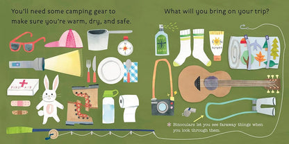 Hello, World! Let's Go Camping | Board book (Livro Cartonado) Doubleday Books for Young Readers