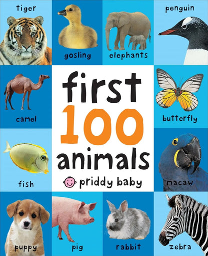 First 100 Animals - Board Book Priddy Books