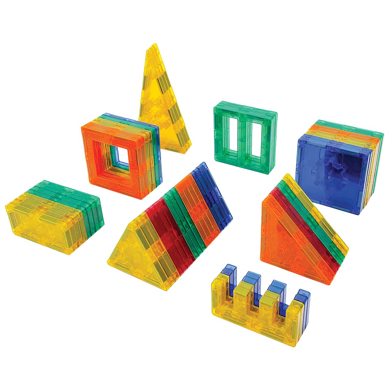Tytan Magnetic Building Tiles for Kids with STEM Certification - 60 Pieces