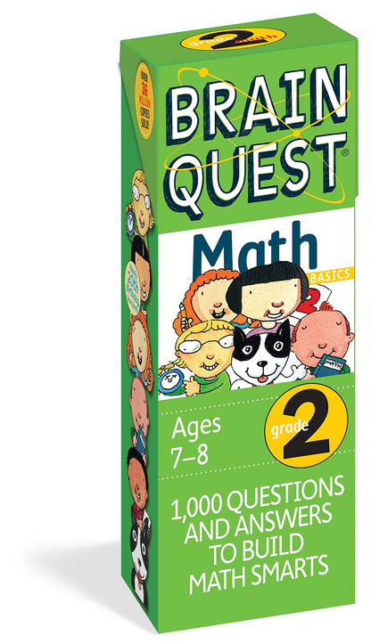Brain Quest 2nd Grade Math Q&A Cards Workman Publishing Company