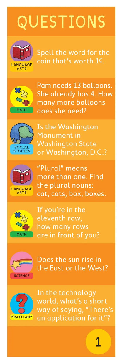 Brain Quest 2nd Grade Q&A Cards WORKMAN PUBLISHING CO