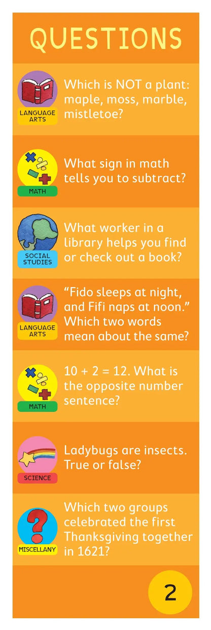 Brain Quest 2nd Grade Q&A Cards WORKMAN PUBLISHING CO