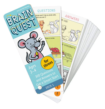 Brain Quest for Threes Q&A Cards Workman Publishing Company