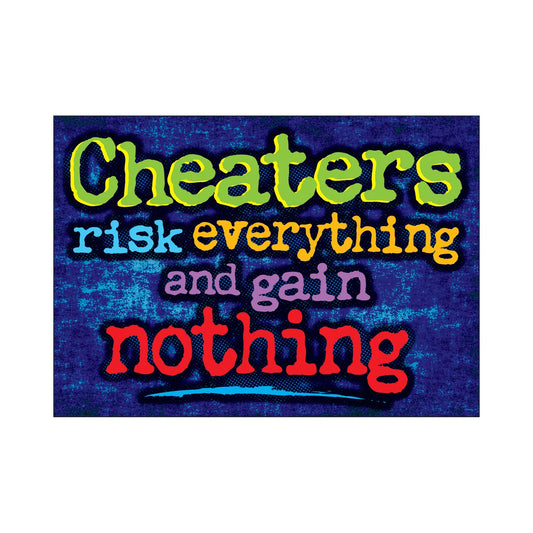 Cheaters risk everything… ARGUS® Poster