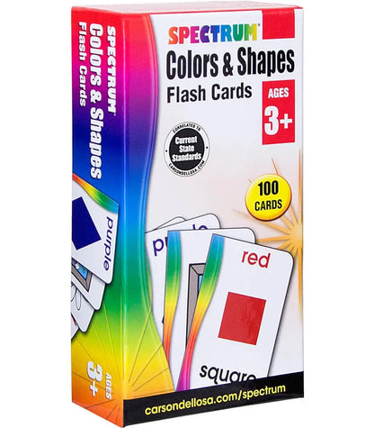 Colors & Shapes Flash Cards Grade PK-K Carson-Dellosa