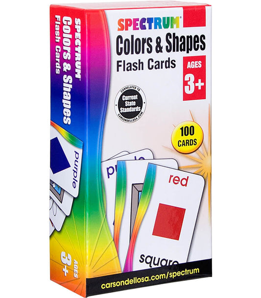 Colors & Shapes Flash Cards Grade PK-K