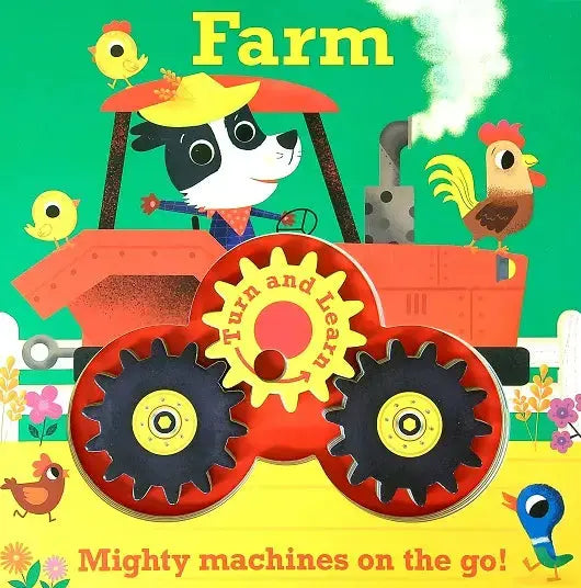 Farm: Mighty Machines on the Go! (Turn and Learn) Da Vinci School Supplies
