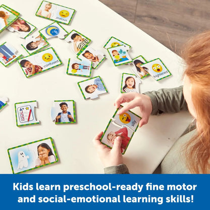 Feelings & Emotions Puzzle Cards Learning Resources