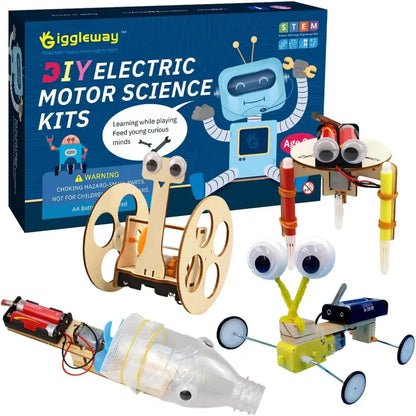 Giggleway DIY Wood Stem Robot Building Kits Giggleway