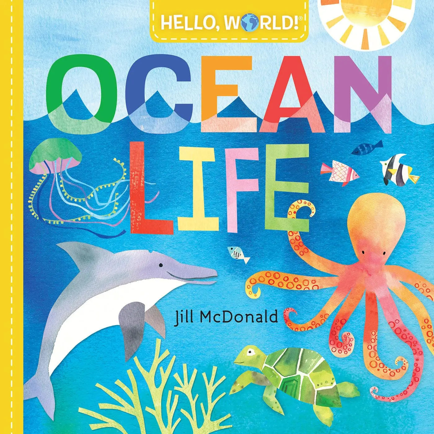 Hello, World! Ocean Life | Board book (Livro Cartonado) Doubleday Books for Young Readers