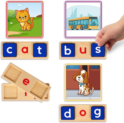 Kmuysl Wooden Reading Blocks KMUYSL