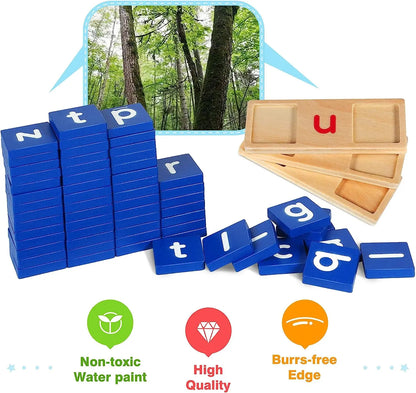 Kmuysl Wooden Reading Blocks KMUYSL