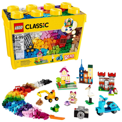 Kit Caixa Grande De 790 Peças Criativas Classic 10698 Lego - LEGO Classic Large Creative Brick Box 10698 Building Toy Set (790 pcs) LEGO