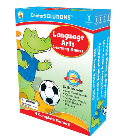 Language Arts Learning Games Board Game Grade 1 CenterSOLUTIONS®