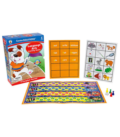 Language Arts Learning Games Board Game Grade K CenterSOLUTIONS®
