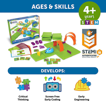 Learning Resources Code & Go Robot Mouse Activity Set Learning Resources