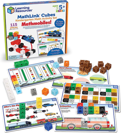 Learning Resources MathLink Cubes Kindergarten Math Activity Set: Mathmobiles! Learning Resources