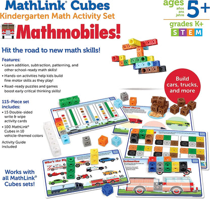 Learning Resources MathLink Cubes Kindergarten Math Activity Set: Mathmobiles! Learning Resources