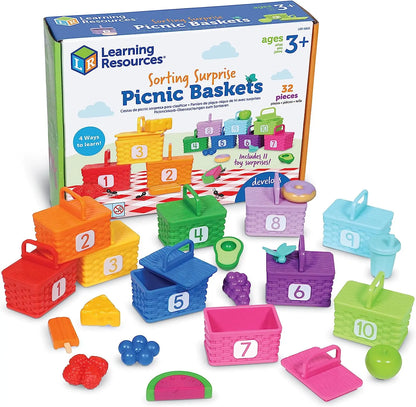 Learning Resources Sorting Surprise Picnic Baskets Learning Resources