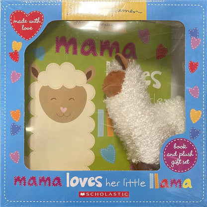 Mama Loves Her Little Llama - Kit Livro e Pelúcia Handy Girl Productions