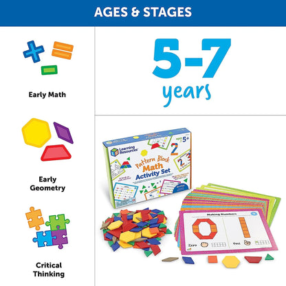 Pattern Block Math Activity Set Learning Resources