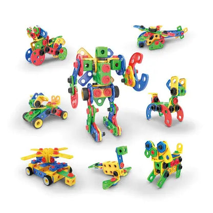 PicassoTiles 152pc Engineering Construction Set with Power Drill Picasso Tiles