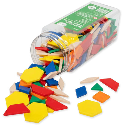 Plastic Pattern Blocks - Set of 250 EdxEducation