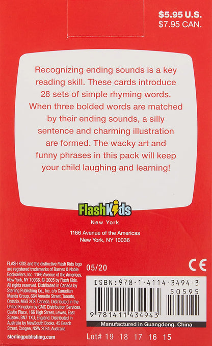 Rhyming Words (Flash Kids Flash Cards) Flash Kids