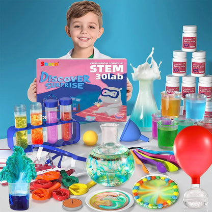 STEM 30Lab Discover Surprise | Kit de Experimentos/Ciências para Crianças SNAEN