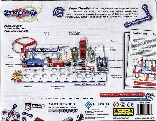 Snap Circuits Jr. SC-100 Electronics Exploration Kit