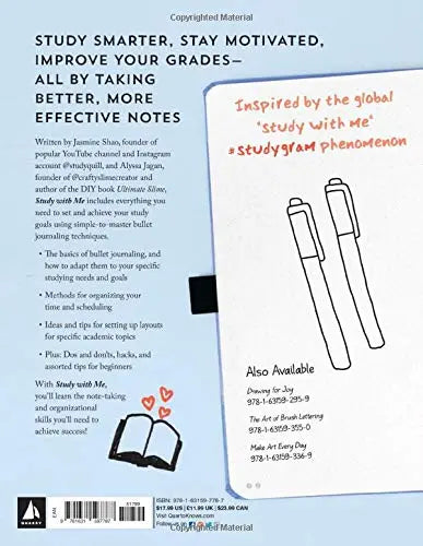 Study with Me: Effective Bullet Journaling Techniques, Habits, and Hacks To Be Successful, Productive, and Organized Quarry Books