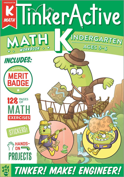 TinkerActive Workbooks: Kindergarten Math Odd Dot