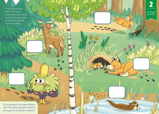 TinkerActive Workbooks: Kindergarten Math