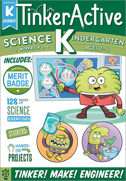TinkerActive Workbooks: Kindergarten Science Odd Dot