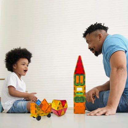 Tytan Tiles 220-Piece Supersized Magnetic Tiles Building Set Tytan